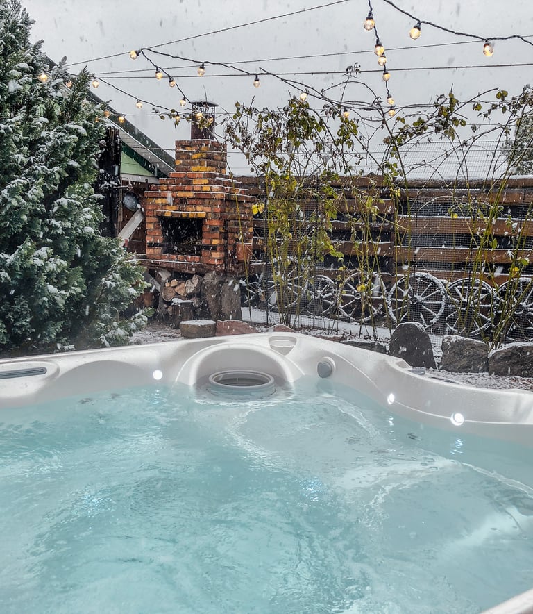 Jacuzzi, lauko burbulinė vonia, kubilas, Palanga