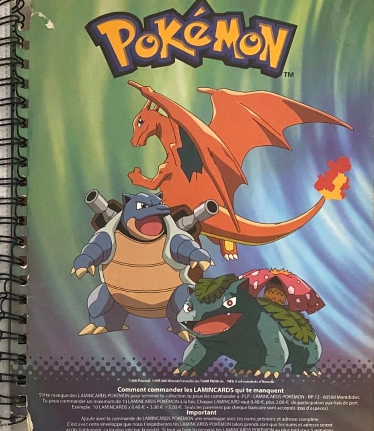 Classeur Lamincards Pokémon série 1 page 3