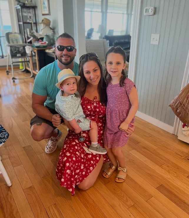 My family from Somerset, MA enjoying vacation in Maine