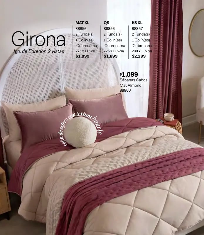 Edredón dos vistas modelo Girona de la marca Vianney