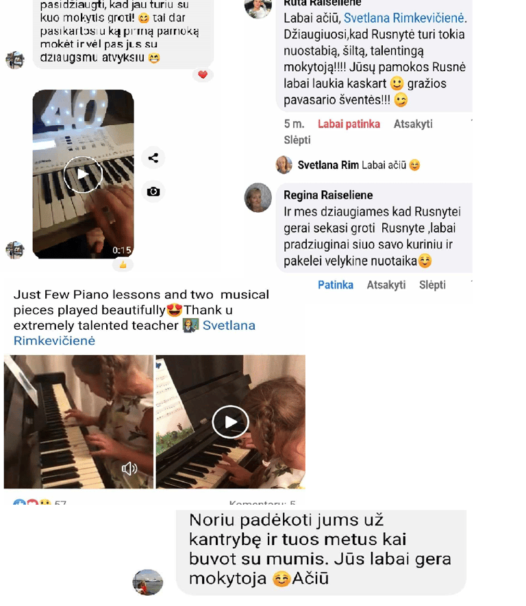 Pianino pamokos
