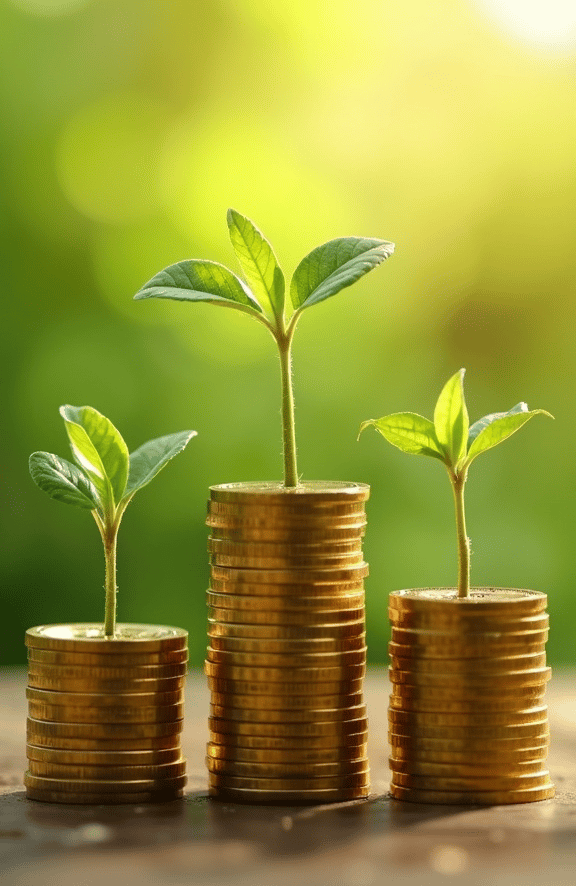 Coins as seeds to generate fruits that benefit the Human Community.