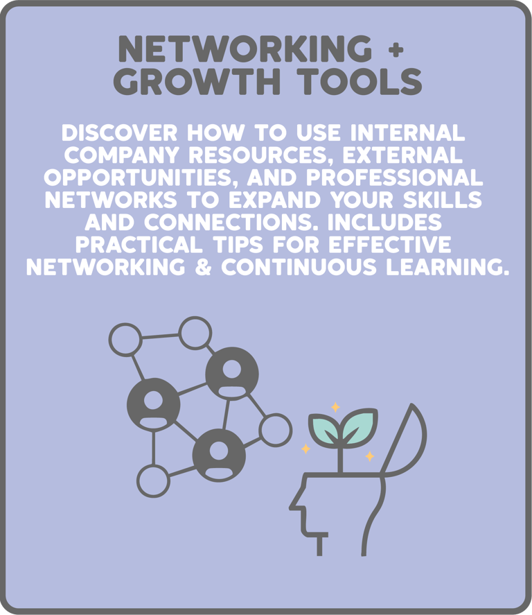 networking + growth tools graphic