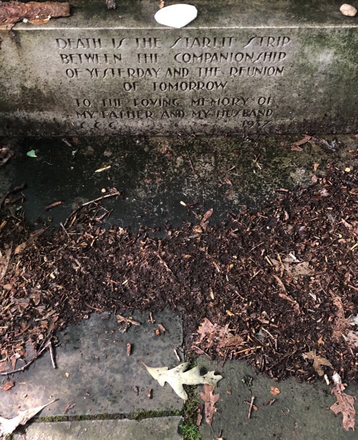 Tombstone in Elmira New York