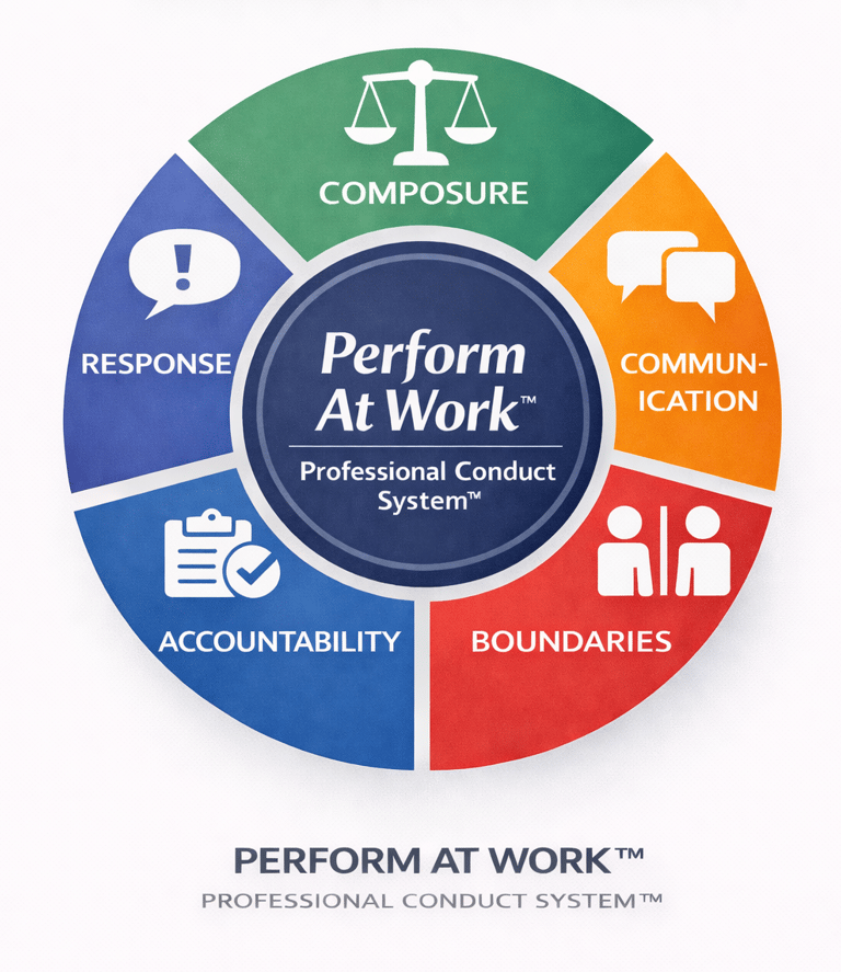 Perform At Work Professional Conduct System