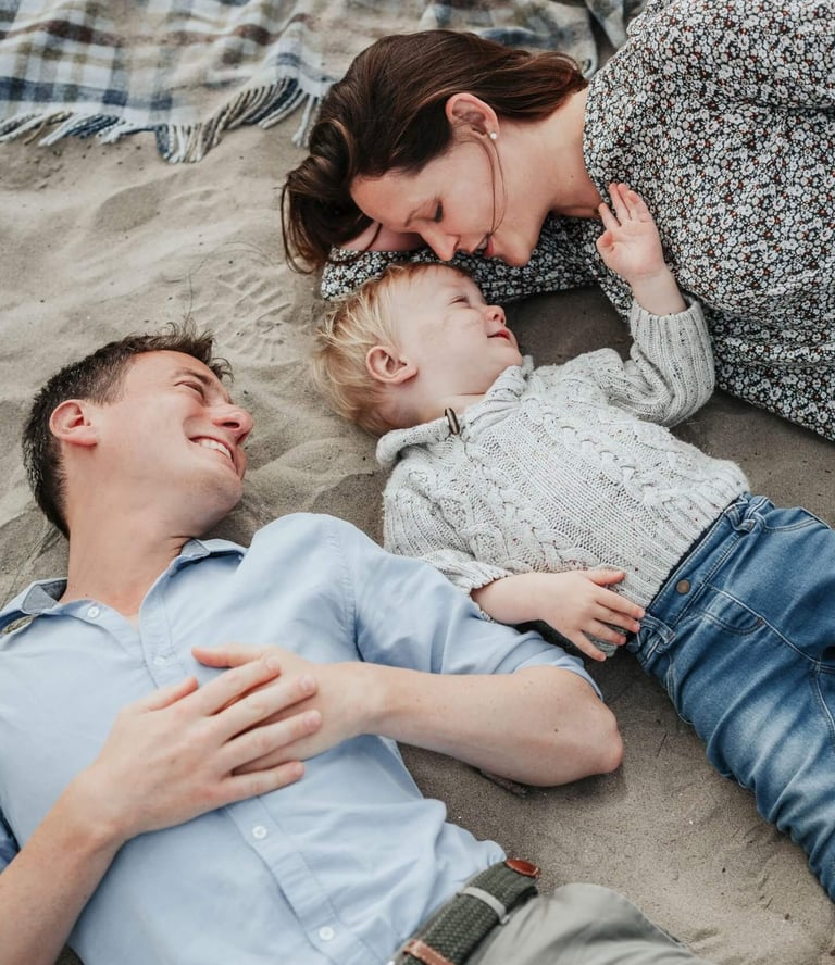 Professional family photoshoot captured by a professional photographer in Rotterdam