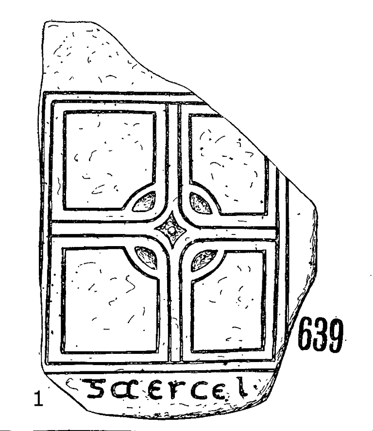 Clonmacnois Runestone 639 - Barony of Garrycastle, County of Offally, Ireland (400 CE)