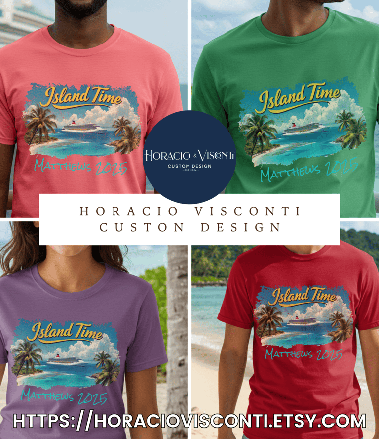 Island time cruise travl lover vacation shirt