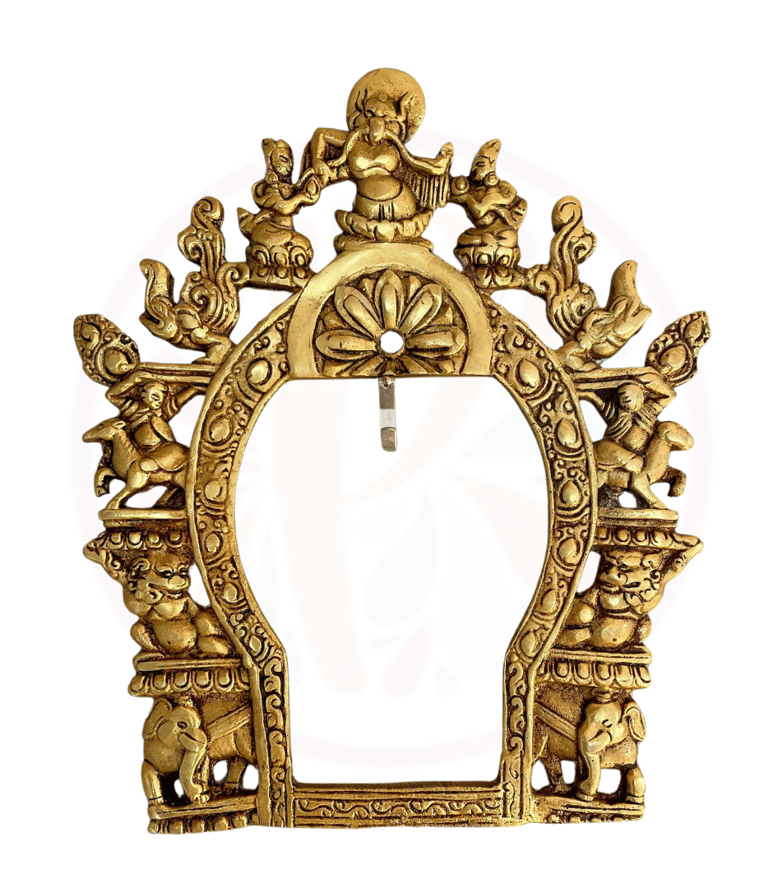Brass Elephant and God Prabhavali Wali