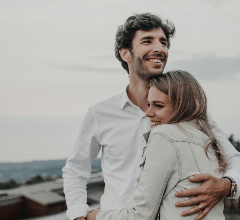 ein Paar aus Mann und Frau