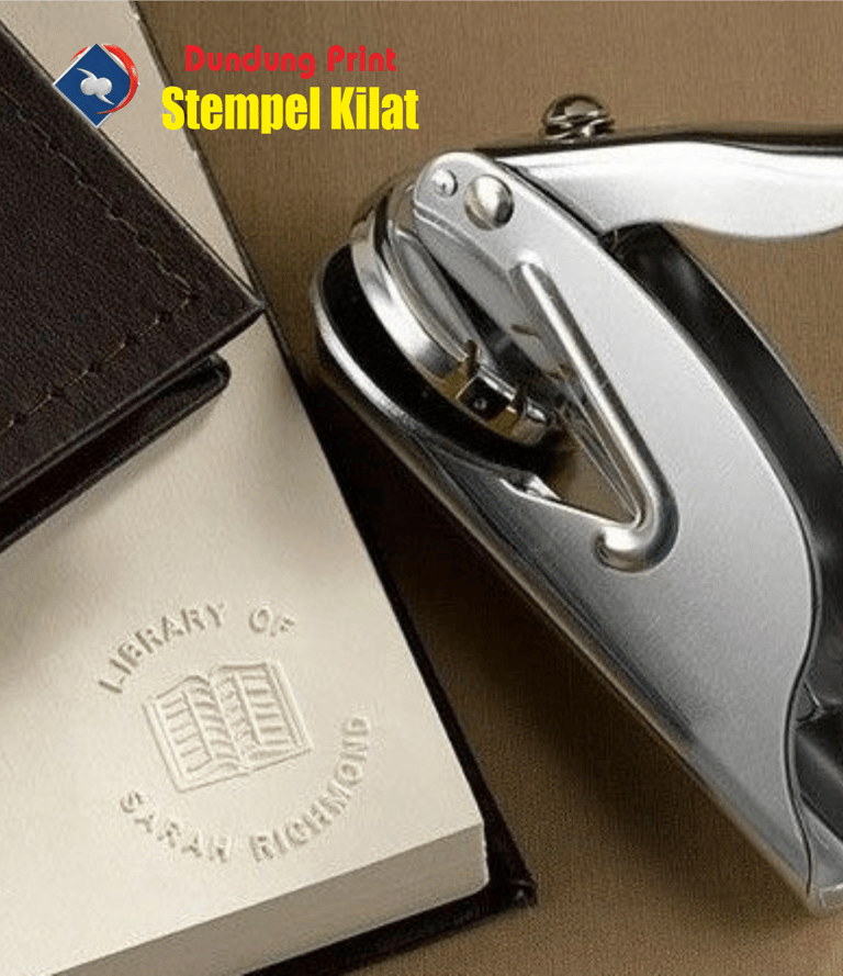 contoh percetakan stempel embos atau timbul di dundung print makassar