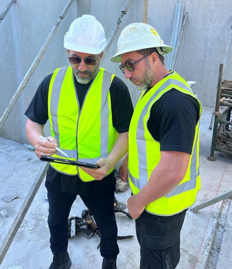 Eleter Brothers on Building Site