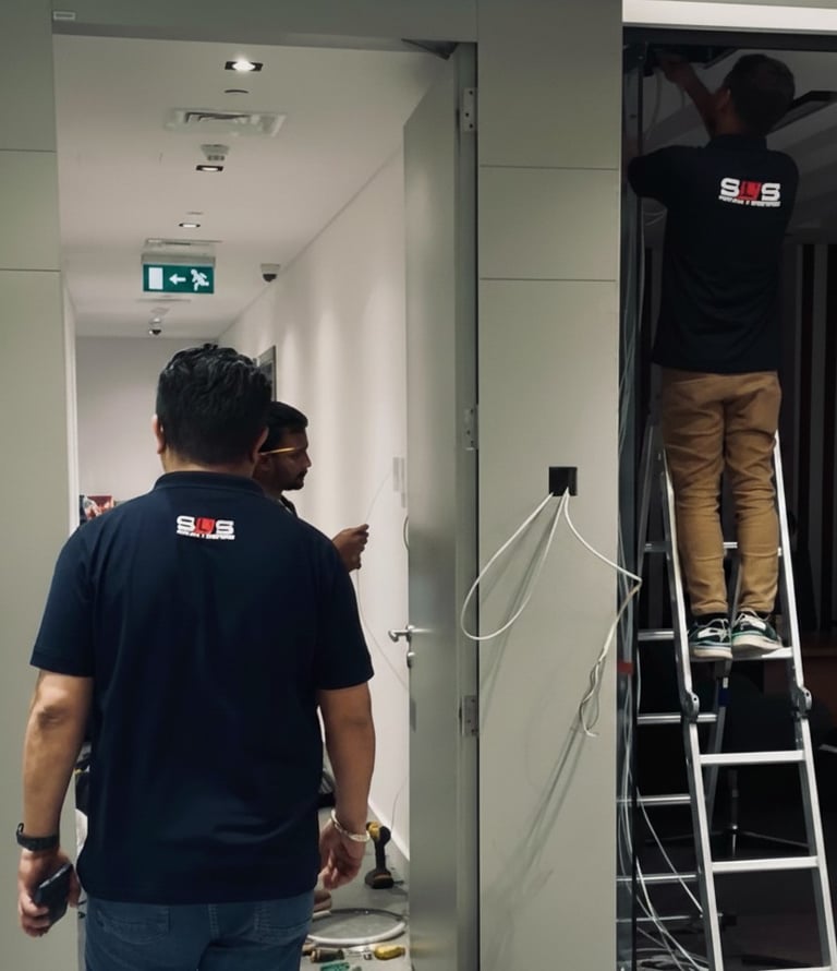 A group of people maintaining a bank's systems