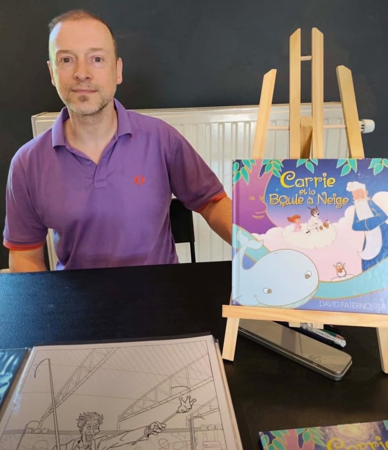 Comic artist David Paternoster