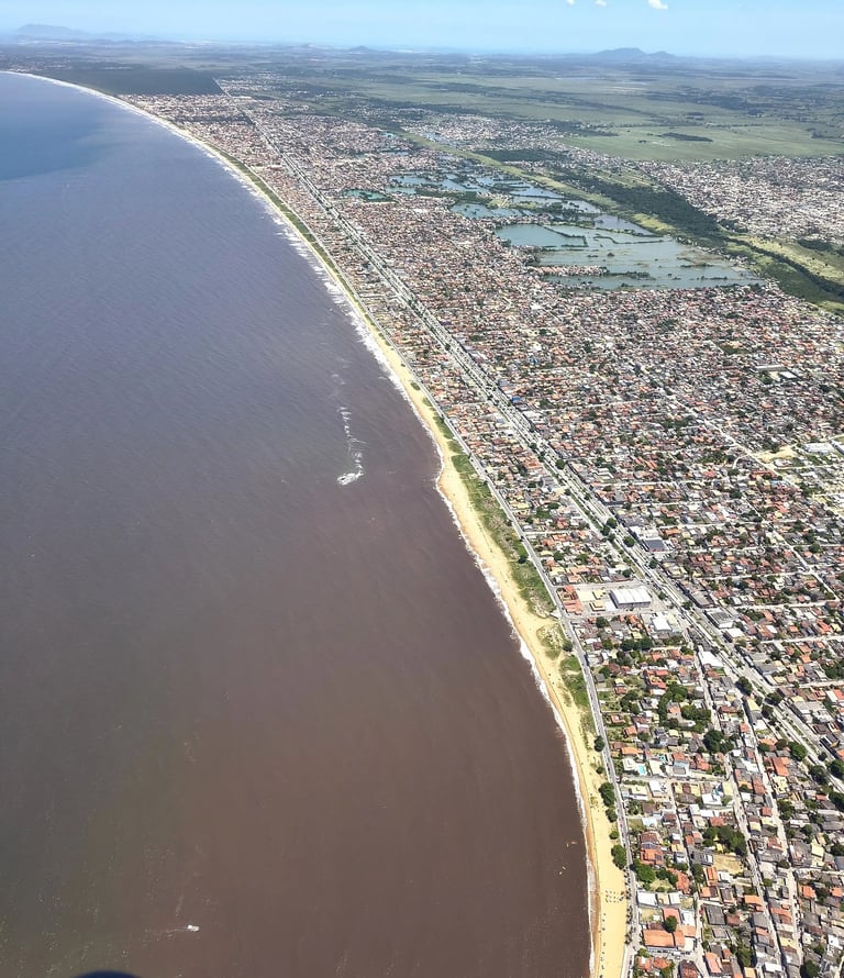 Publicidade e Propaganda aérea de paramotor em Unamar, Barra de São João, Rio das Ostras e Macaé
