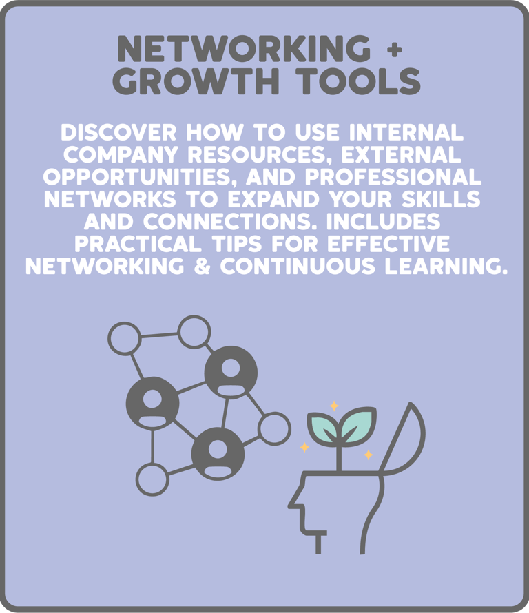 networking + growth tools graphic