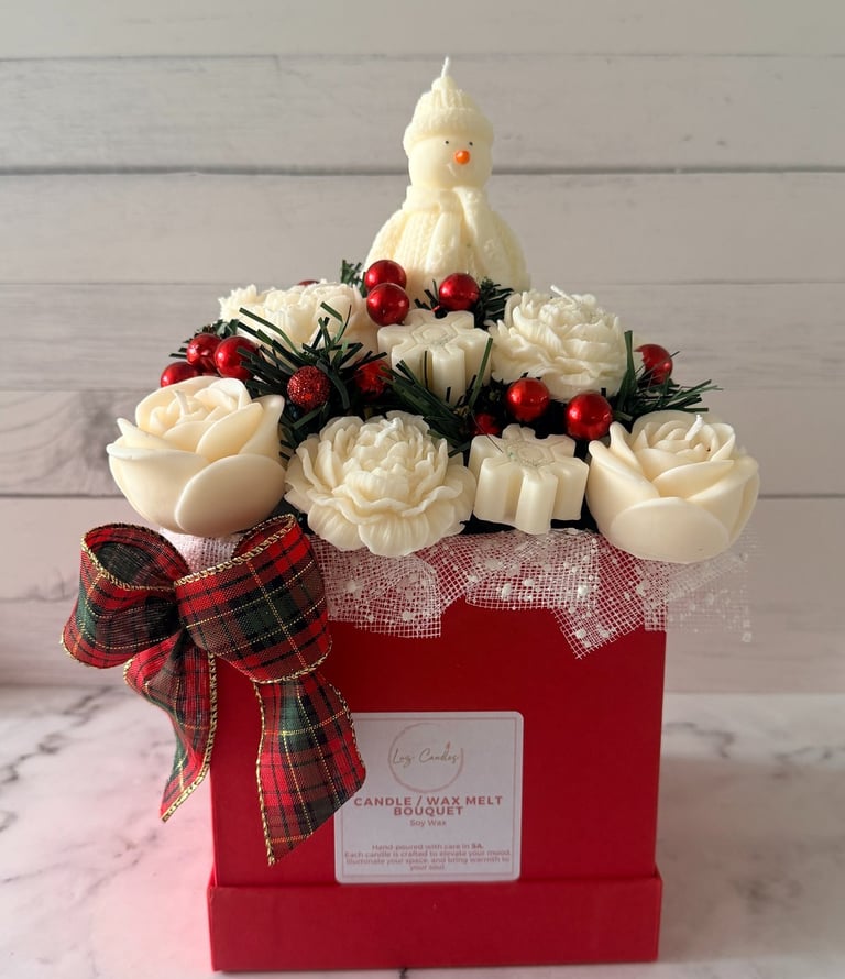 Christmas Candle bouquets