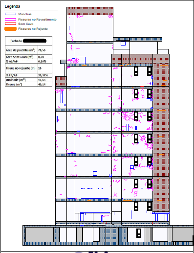 serviço de mapeamento de fachada feito com drone por um engenheiro
