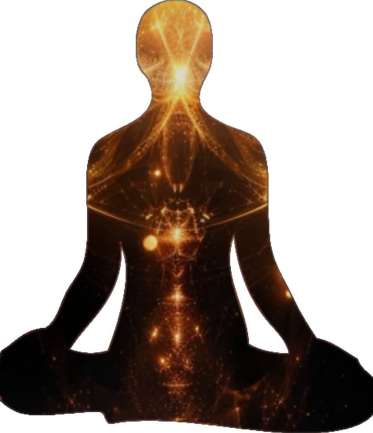 Lotus Position with inner constellation. Source: Wikimedia Commons