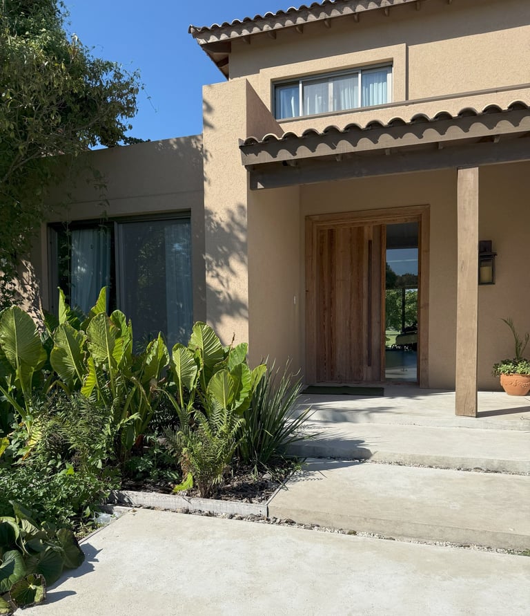 Lagartos frente de casa