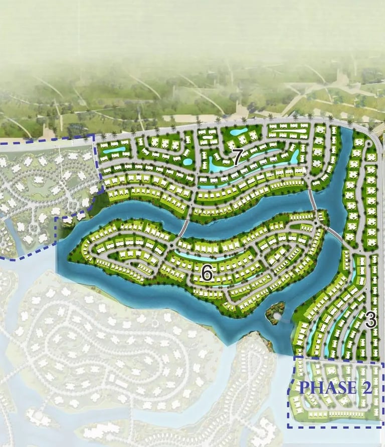 Master plan of Jirian Compound in El Sheikh Zayed