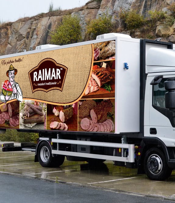 iasi agentie publicitate prelata camion personalizare auto colantare
