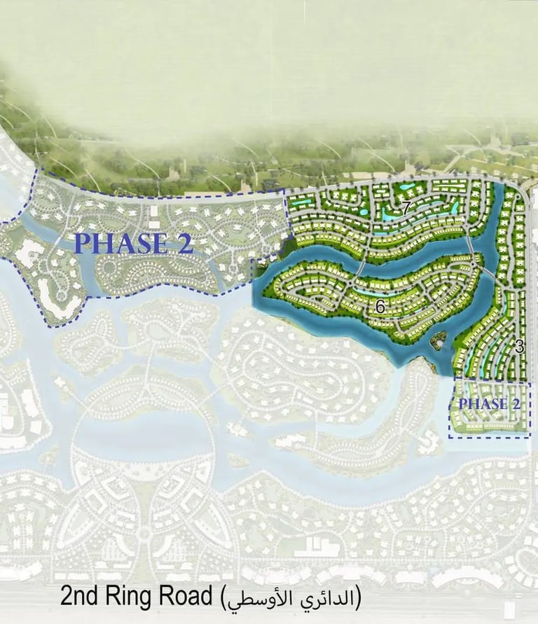 Master plan of Jirian Compound in El Sheikh Zayed