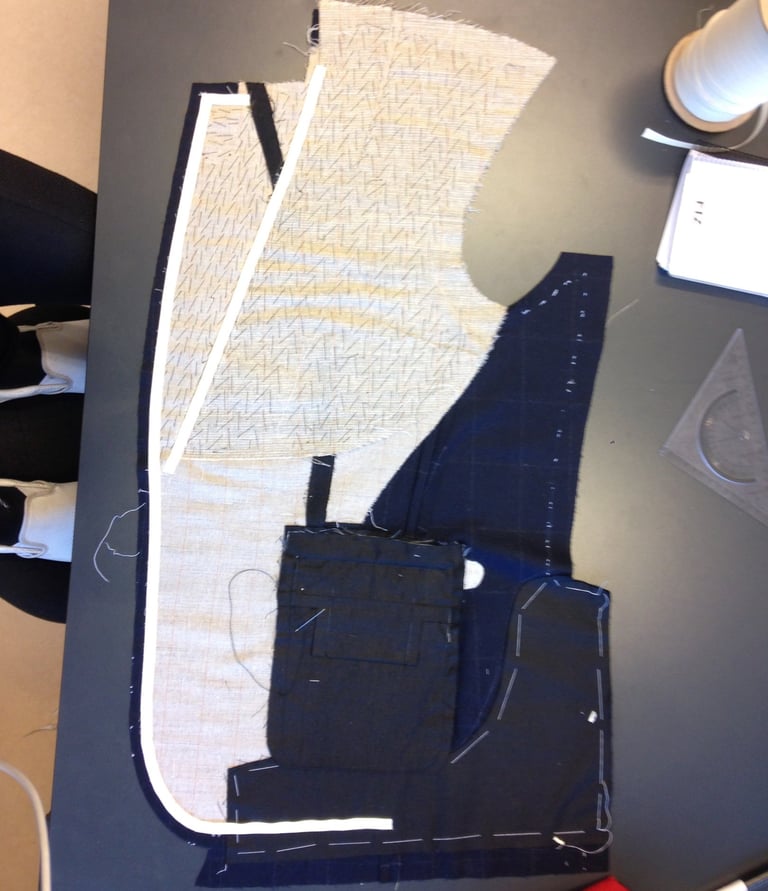 Herre habit ternet uld I skræddersyet af dygtig håndværker