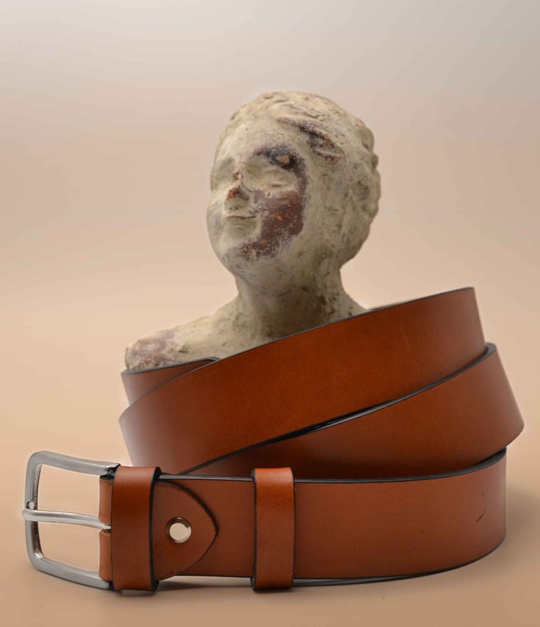 Spanish leather belt manufacturer production and craftsmanship