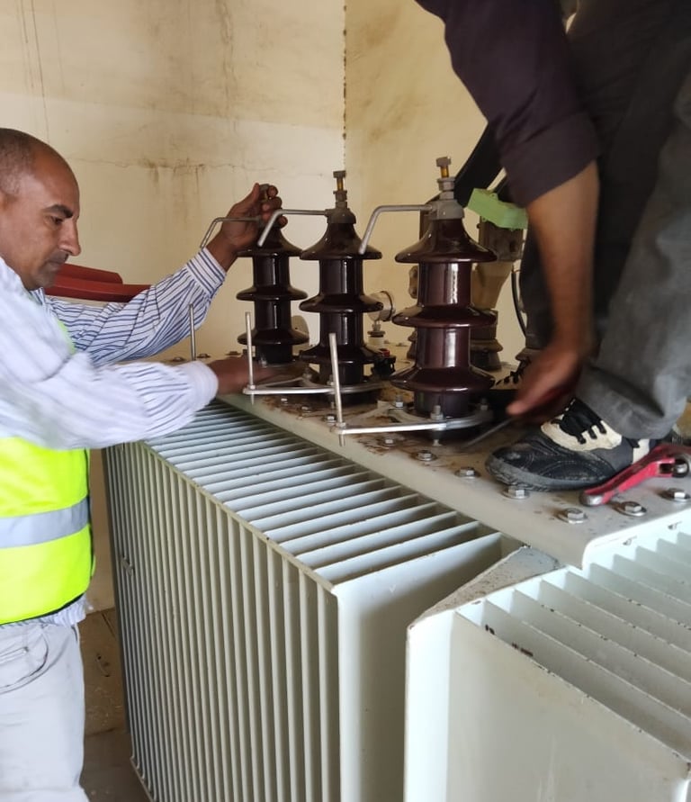 🛎️ العميل: كمبوند ديار 📅 تاريخ التنفيذ: ابريل– ديسمبر 2024 ⚙️ نوع المشروع: صيانة شاملة لشبكة الكهر