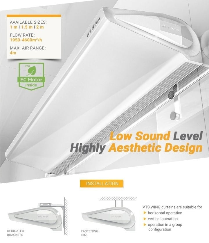 Wing Air Curtain
