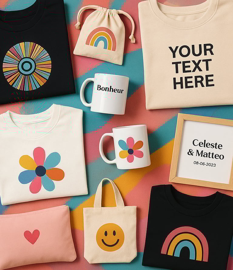 objets vêtements personnalisés