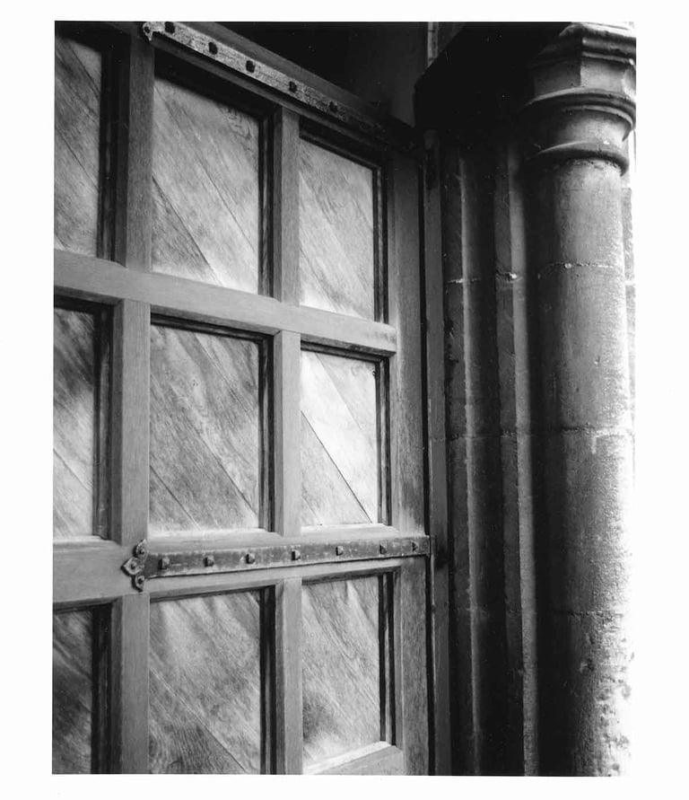 Picture of wooden entrance door. Creator: Slawek Dejneka