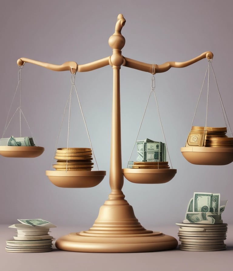 A friendly consultant explaining mortgage options to a diverse couple in a cozy home office.