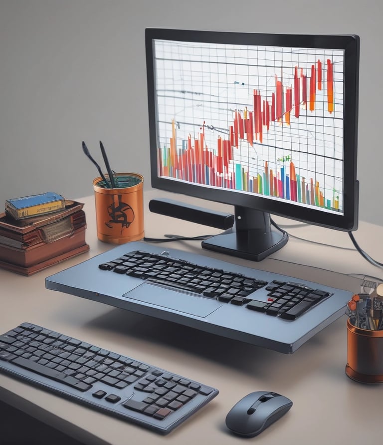 A warm, inviting workspace with a laptop, a notebook, and a cup of coffee symbolizing trust and professionalism.