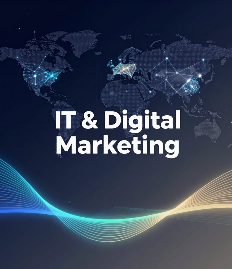 Modern office workspace with diverse professionals collaborating over data analytics on sleek laptops.