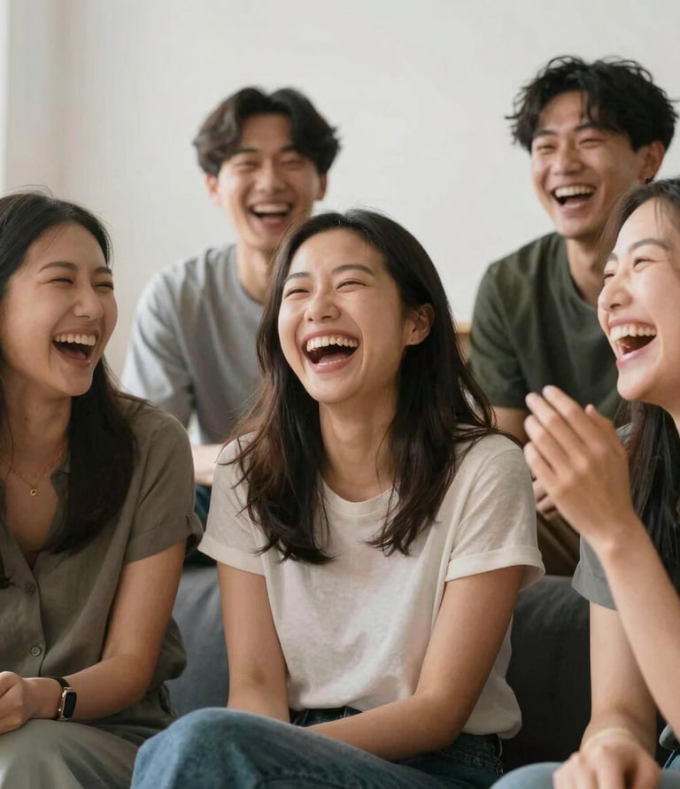 A diverse group of people from a local church community planting trees together on a sunny day.
