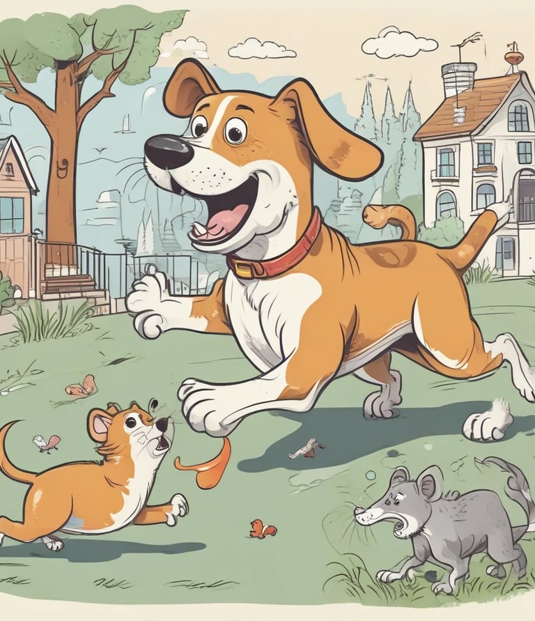 A cozy desk setup with a laptop open to a funny blog post, surrounded by coffee and notes.