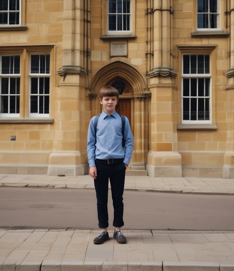 Students engaging in a lively classroom discussion at a British boarding school in Oxford.