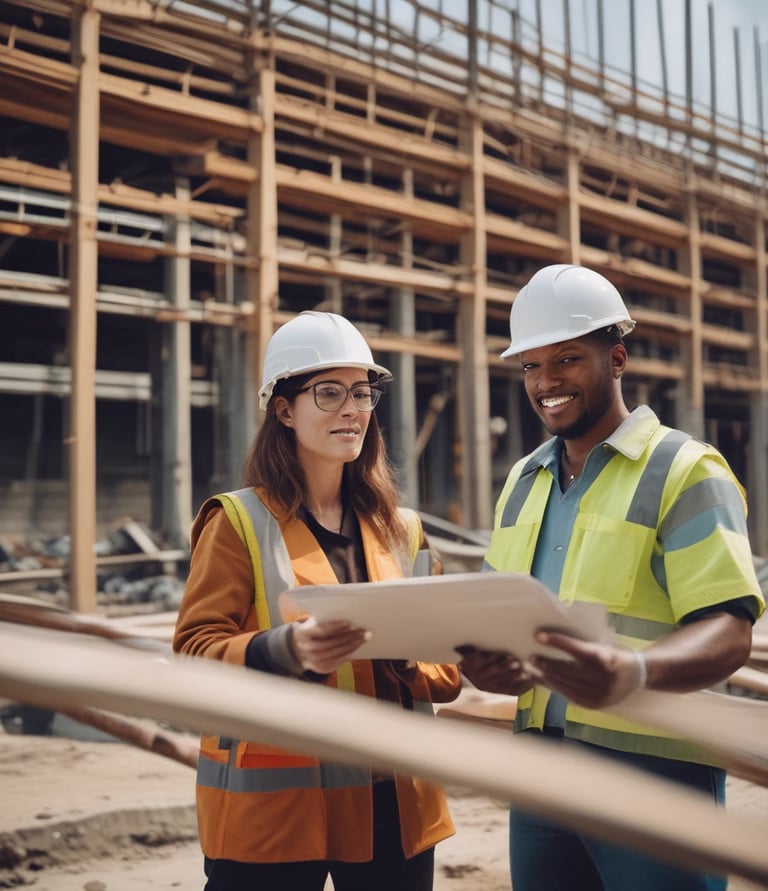 Image of a happy family receiving keys to their new home from a real estate agent.