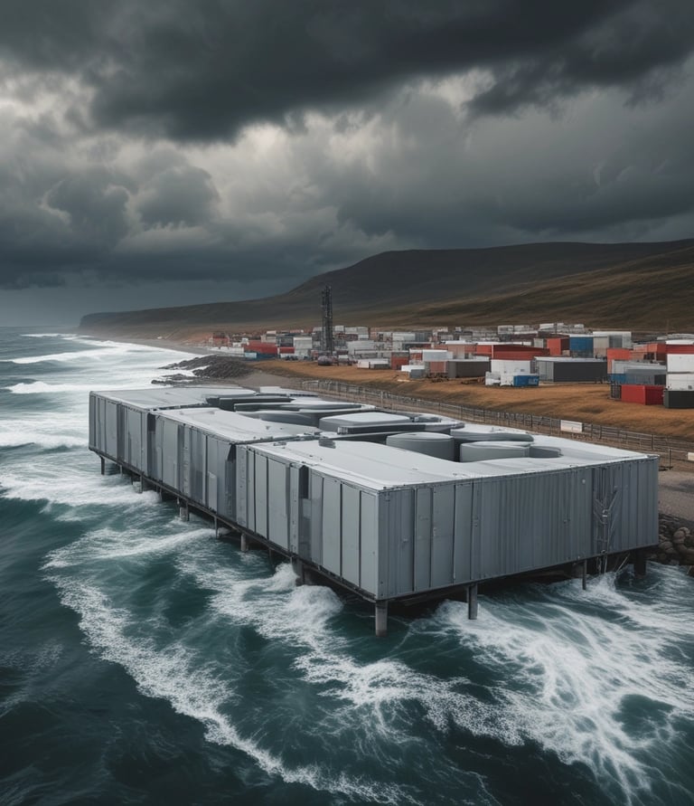 A warm, inviting office space with earthy green plants and wooden accents reflecting Terracore Consulting's natural color palette.