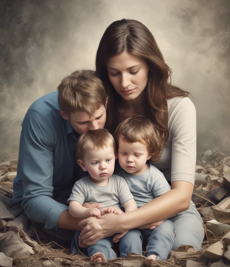 A modern office space with technology screens showing insurance data and a team collaborating.