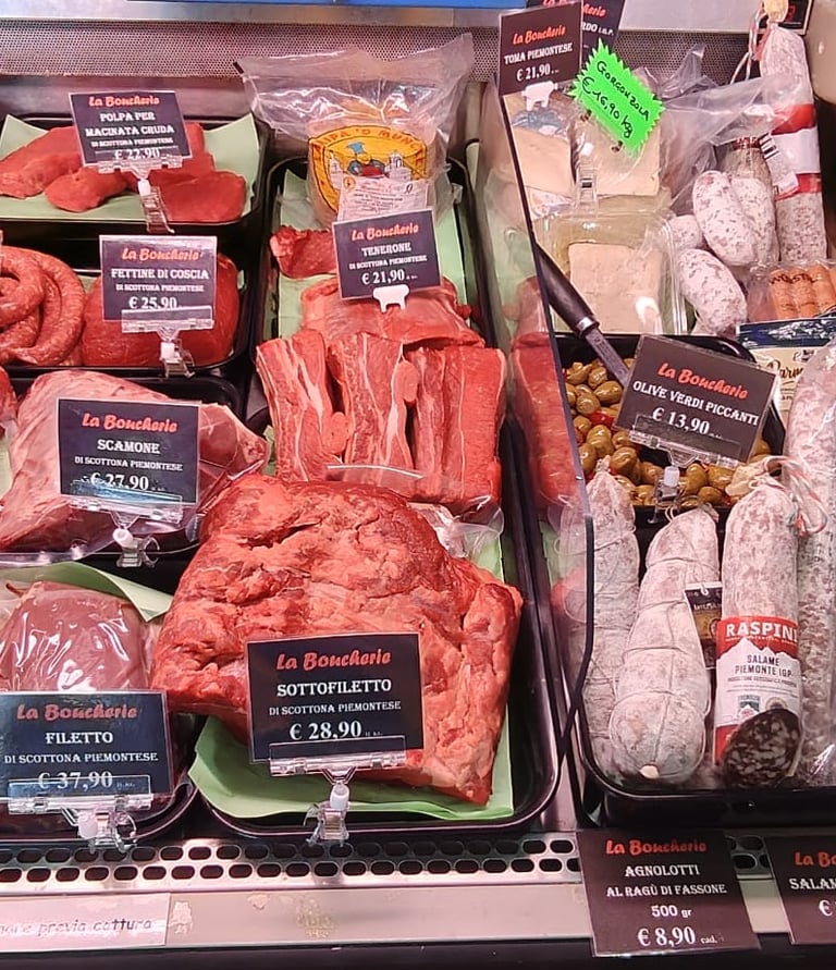Carne fresca di bovino