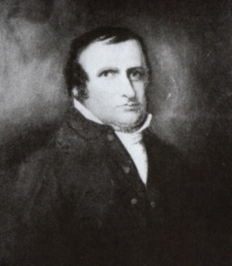 Black and white historical portrait of William Whitley, shown from the chest up.