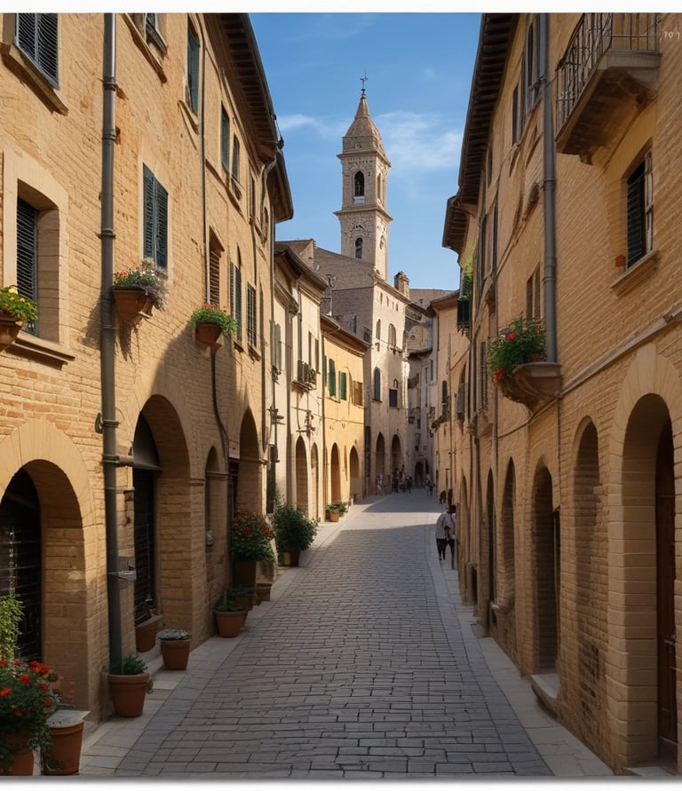 A cozy travel agency office in Milan with maps and travel brochures on the walls.