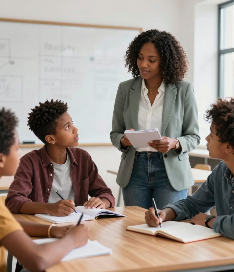 A vibrant street scene in Detroit showing residents gathered around a community mural.