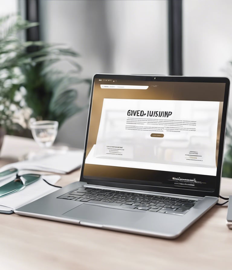 a laptop computer sitting on top of a table