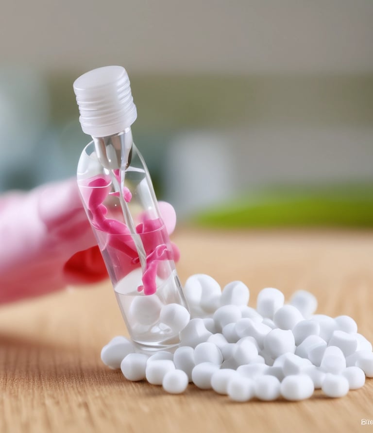 An inspiring visual of research peptides in a modern laboratory setting.