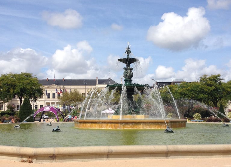 Main Fountain in Angers France