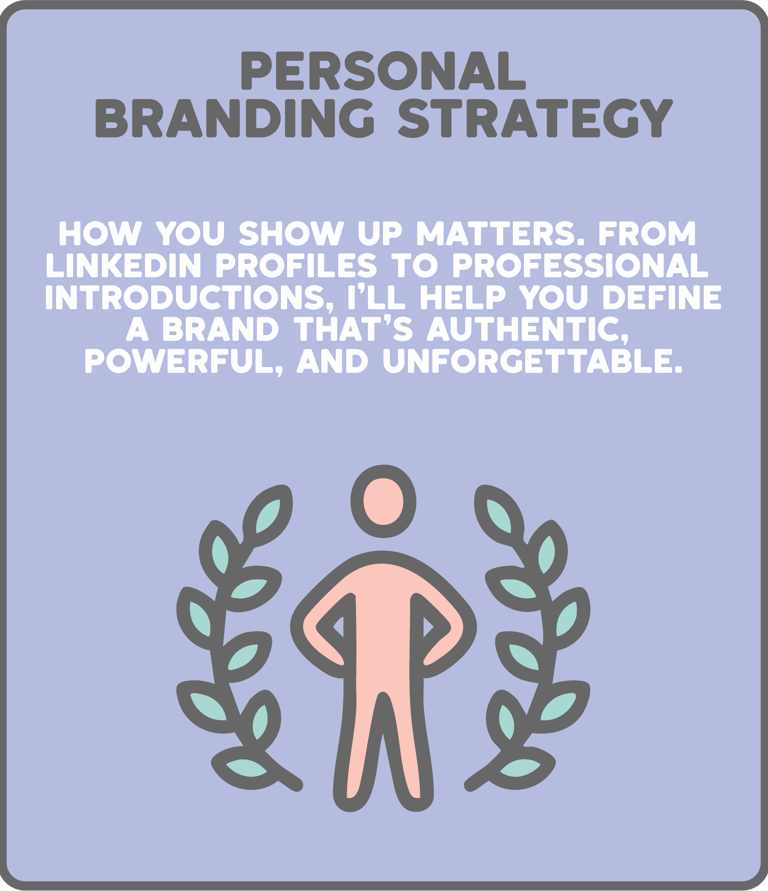 personal branding strategy graphic